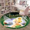 1pc T-Tinkerbell1 Carpet, Round Rug, Comfortable, Suitable for Entryways, Living Rooms, Office, And Bedrooms, Christmas Decoration
