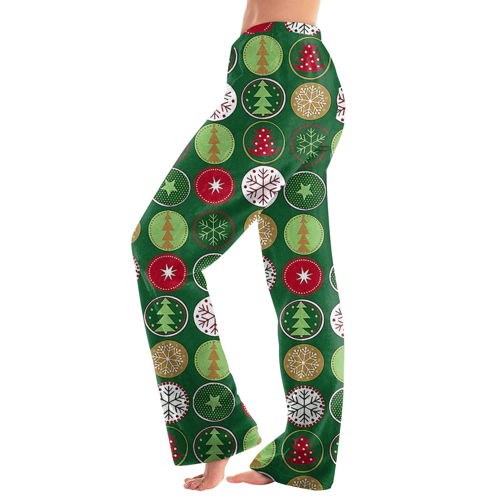 

Женские зимние клетчатые брюки, длинные брюки, спортивные брюки L