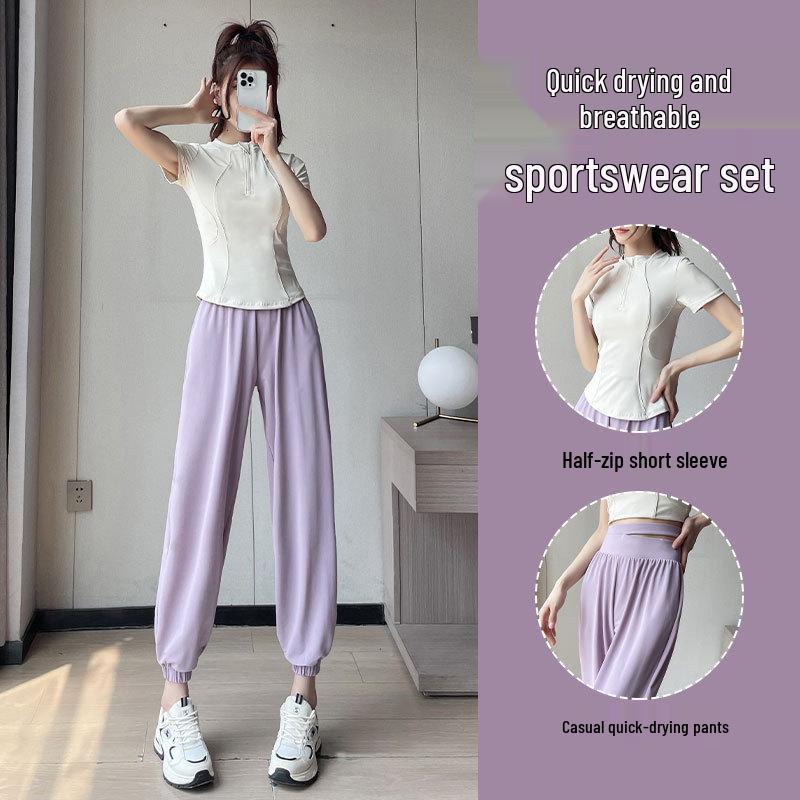 Women's Quick-Dry Summer Activewear: Stylish Running, Yoga, and Hiking Outfit (2025)