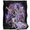 JQ Licensing Protectors of The Realm Silky Fairy & Dragon Supersoft Blanket
