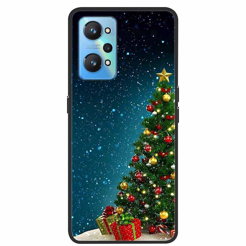 Christmas Cover For Realme GT Neo 2 2T 3 3T Cases Lovely Soft TPU Silicone Covers for Realme C21Y C25Y Q5 Pro Neo2 Neo3 Neo2T
