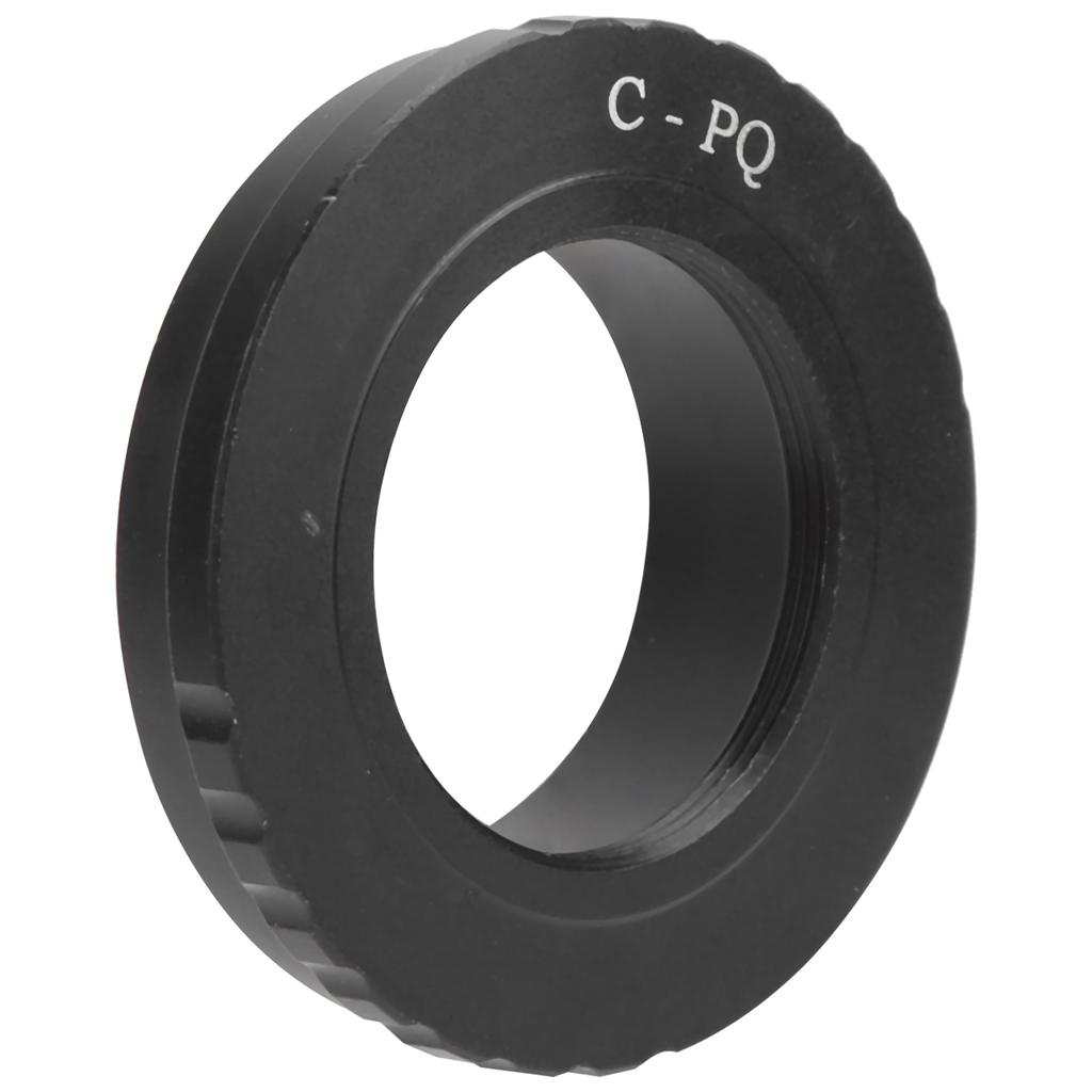 CPQ Lens Adaptor Ring with Back Cap for C Mount Lens To for Pentax QQ10Q7QS1 Camera