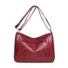 Soft Leather Women's Versatile Single-shoulder Bag Large-capacity Crossbody Bag for Middle-aged and Elderly People Mom Bag