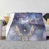Falling Stars-Acotar All Sizes Soft Cover Blanket Home Decor Bedding Starfall Falling Stars Galaxy Celestial Tattoo Watercolour