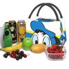 Donald Duck Insulated Lunch Bag with Clasp Bento Cooler Bag with Soft Cooler Bag Closure, Black, Box, Insulated, Zipper, Compact, Bag, Tote/Eco
