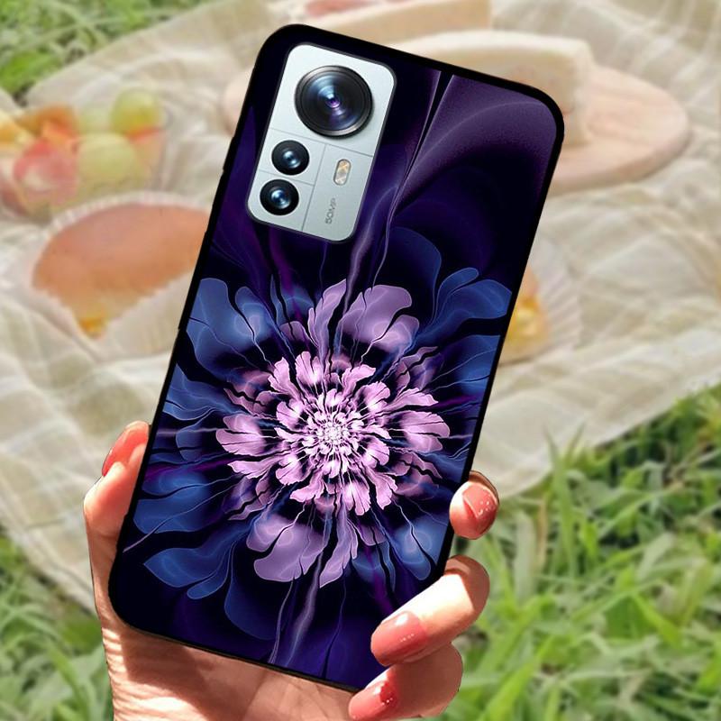 For Xiaomi Mi 12 Case 12X 12S Soft Silicone Cartoon Painted Phone Cover For Xiaomi 12 Pro Case 12S PRO Shockproof Coques Bumper