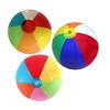 6Pcs Ball Toy Durable Bright Colors Lightweight Portable Colorful Flexible Plastic Boys Girls Rainbow Color Beach Bouncing Ball for Daily Life