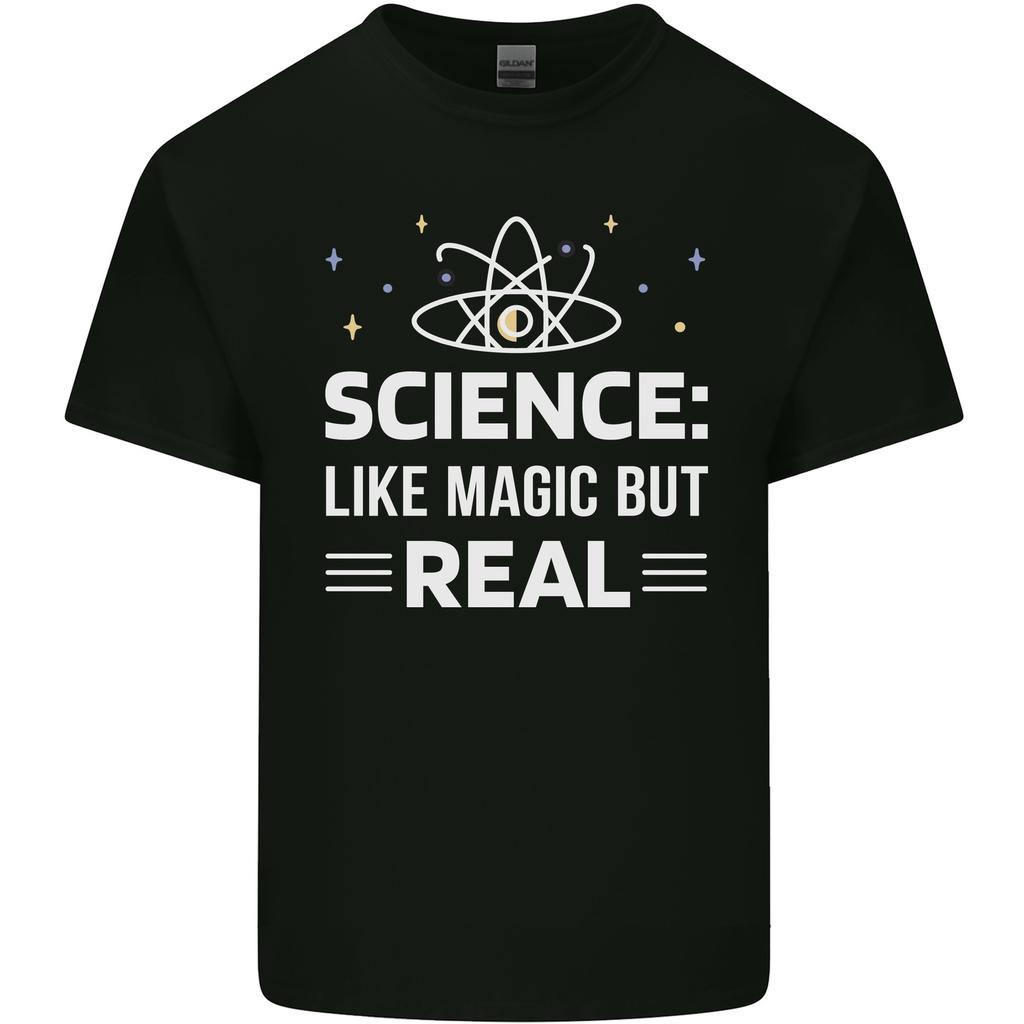 Science Like Magic But Real Funny Nerd Geek Unisexs Light Cotton TShirt