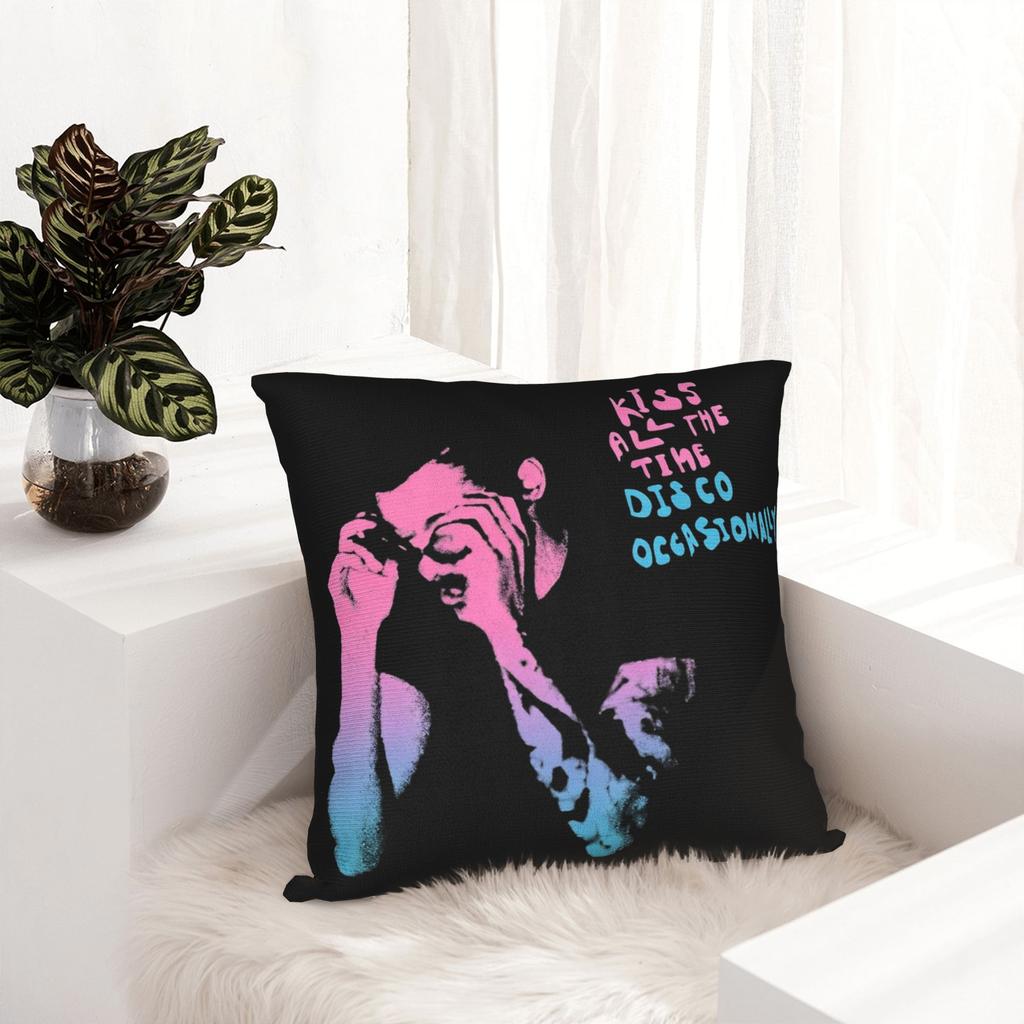 Harry Styles Küss Alle Zeit Disco Gelegentlich Kissenbezug Weiche Kissenhülle Geschenk Wurfkissenhülle Zuhause Mit Reißverschluss