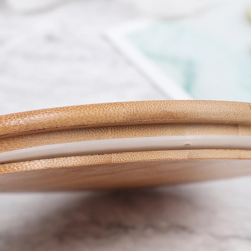 Tampas de potes de madeira, sílica gel, círculo, selar, tampas, flor, madeira, capa, lata