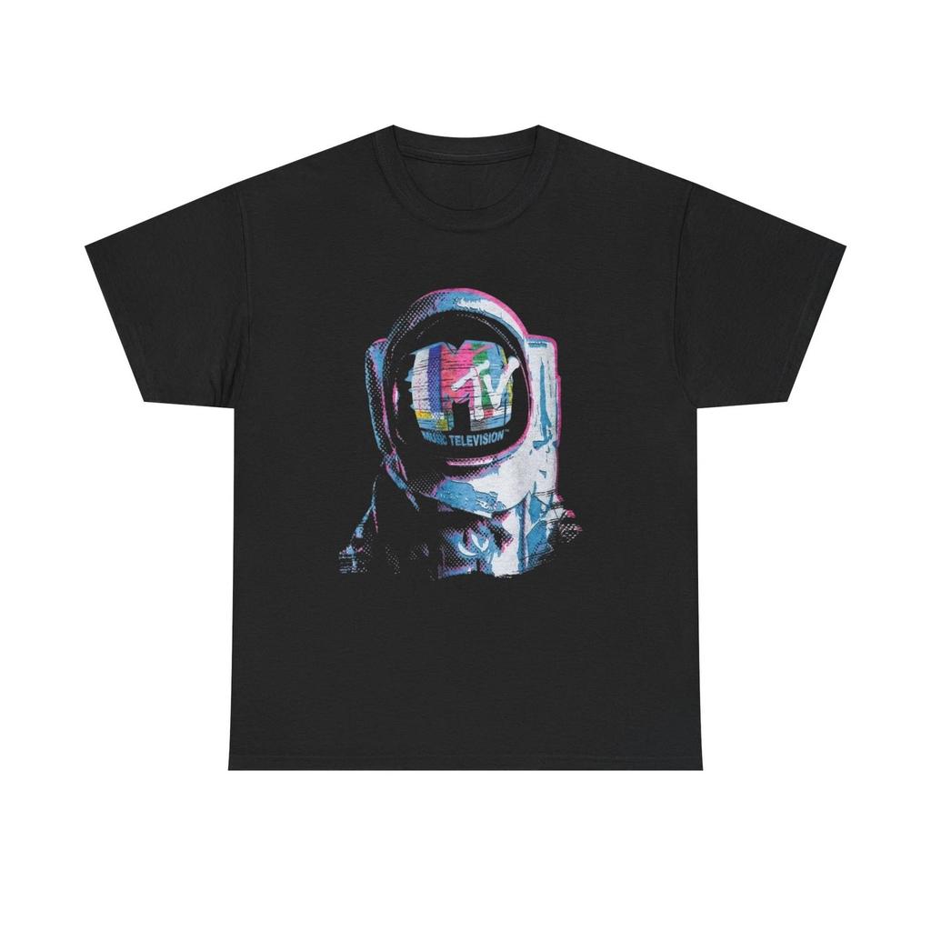 MTV Vintage Spaceman 90s Graphic T Shirt Unisex Heavy Cotton Tee
