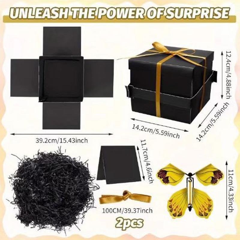 Flying Butterfly Surprise Box Exploding Gifts Box With Butterflies Butterfly Surprise, Diy Pop Up For Birthday Mothers Day