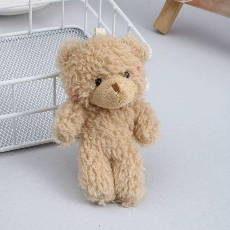 Llavero de Oso de Peluche: Pequeño Colgante Adorno de Oso de Peluche
