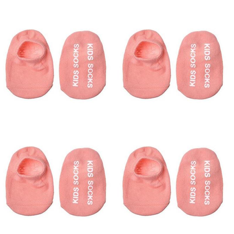 4 Paar Süße Baby Mädchen Jungen Rutschfeste Socken Einfarbig Sommer Unisex Baumwolle Knöchelsocken