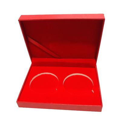Commemorative Medal Packaging Box, 40mm, Commemorative Coin Protection Box, Metal Badge Gift Box, Two Piece Set, Paper Box, Empty Box