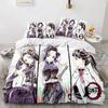 Demon Slayer Agatsuma Zenitsu Duvet Cover Set HD Comforter Cover for Boys Bedding Sets Bedclothes Bedroom Decor