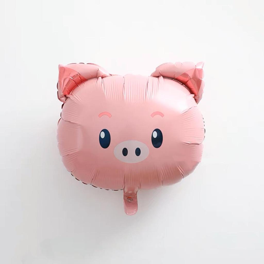 Cartoon Animal Balloons: Elephant, Monkey, Cat - Aluminum Film Birthday Party Decorations