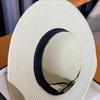 New Summer Ladies Elegant Straw Hat Travel Beach French Lace Pearl Sunshade Sun Hat Sun Hat