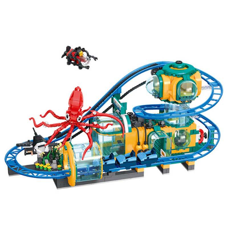 Jie Xing JJ9251 Ocean Adventure Roller Coaster Dual Set for Kids 40x10x28 cm