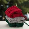 Christmas Stockings Christmas Decoration Home Wall Decoration Candy Bag Socks Rhombus Gift Knitted Socks Pendant Holders