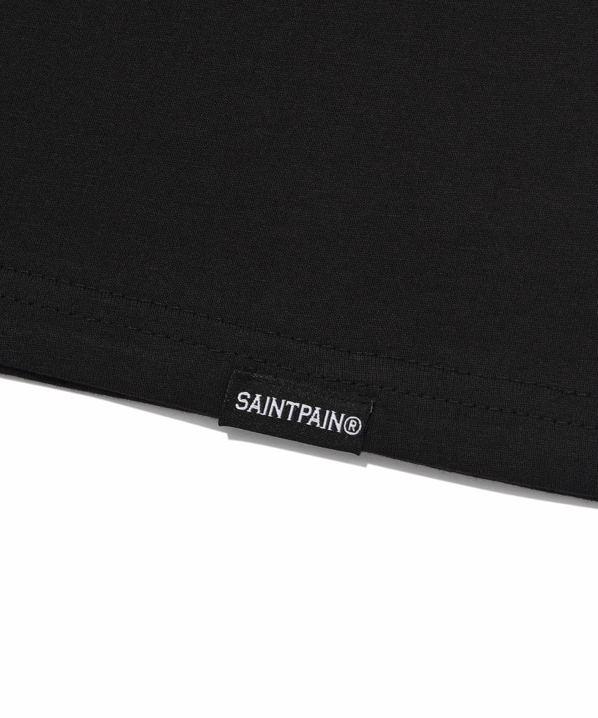SAINTPAIN Sp Saint Club V-Neck T-Shirt - Black
