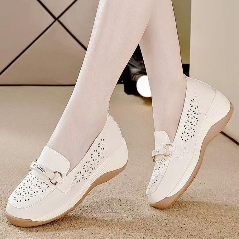 Breathable, Versatile Platform Flats for Women, Casual Shoes, New Style, Heightening Shoes