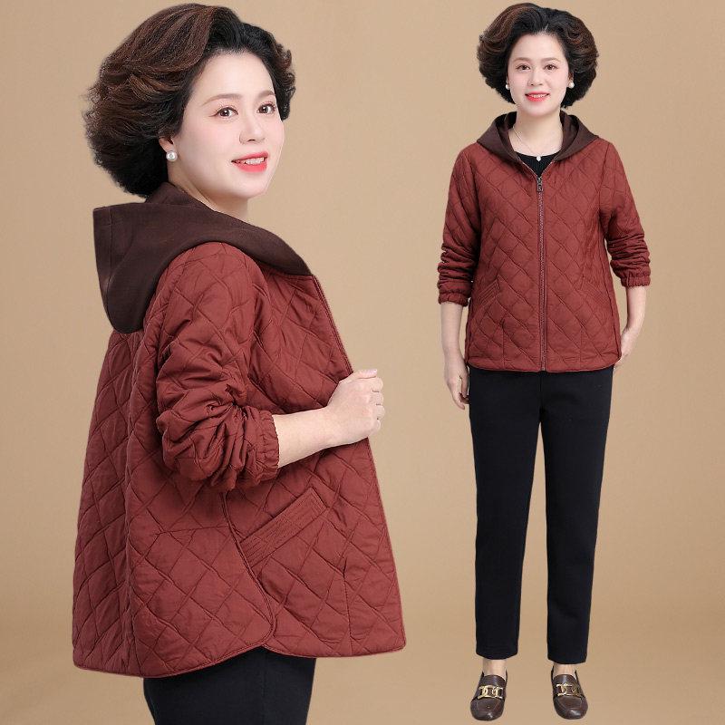

2026 Mother s Day Spring Jacket: Stylish Thin Outerwear for Middle-aged and Elderly Moms 5XL [Recommended for approximately 150-165 lbs]