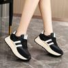 Summer Thick-Soled Women Shoes Height-Increasing Women Sneakers Casual Skate Shoes Lace-Up Sports Running Shoes for Women