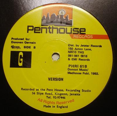 12inch Record MARCIA GRIFFITHS, TONY REBEL, CUTTY - Discovery PHRI61 Penthouse Recor 1992 UK Reggae, Ska & Dub Used