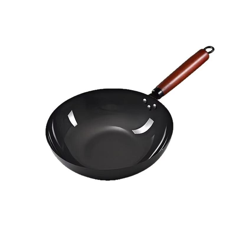 PuPan Traditional Round-Bottom Iron Wok