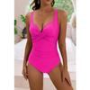 European & American Plus Size One-Piece Swimsuit for Women