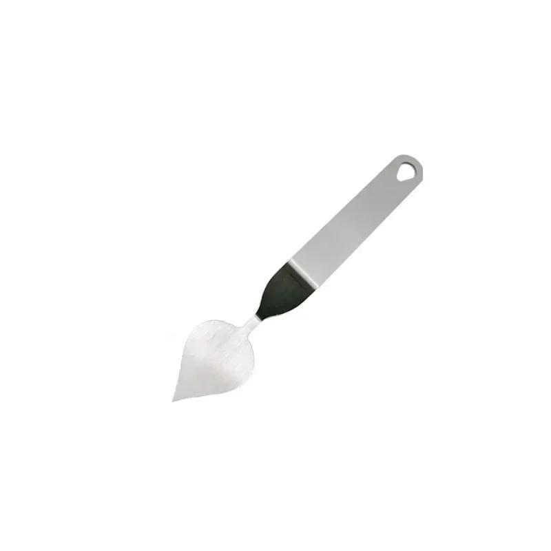 Stainless Steel Feather Leaf Chocolate Knife Cake Dessert Modeling Making Spatula Decorating Tool Kitchen Baking Pastry Utensils