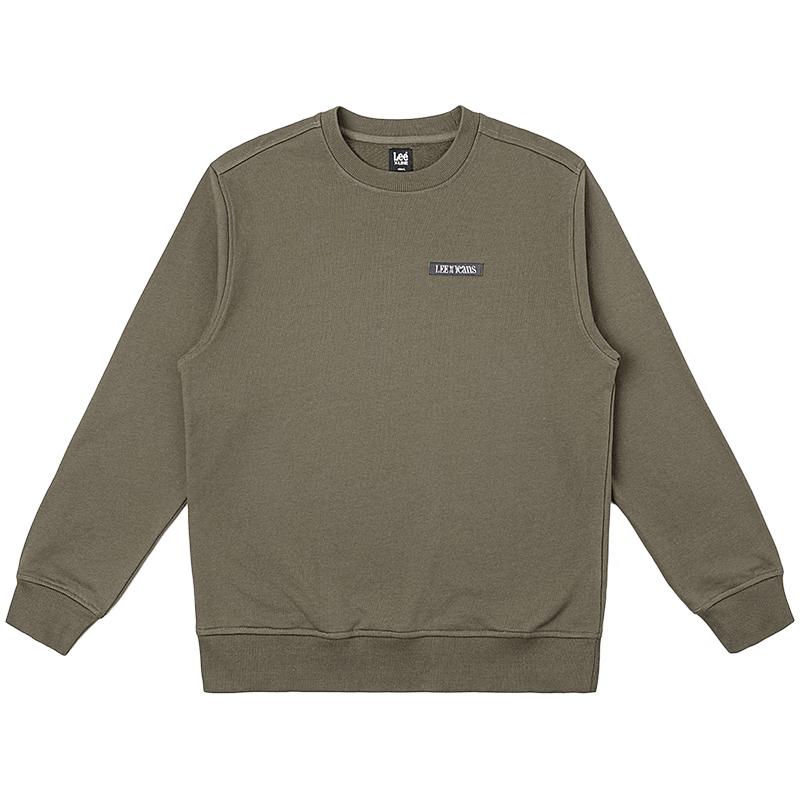 Мужской свитшот Lee Comfort Fit с металлическим логотипом, круглым вырезом и длинными рукавами XL