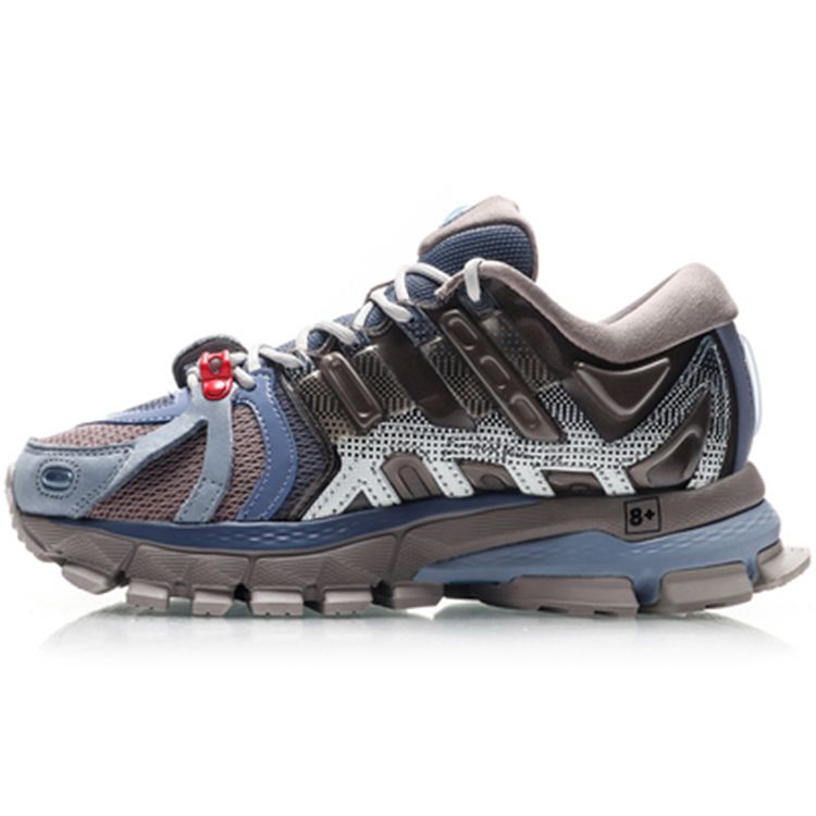 

Li Ning Liejun Ace 1.5 2019 New York Fashion Week Runway Series Stable Sports Low-Top Lifestyle Casual Shoes Women sketches Light-Grey Blue ARZP014-3