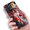 Genshin Impact Raiden Shogun Baal Case For Xiaomi Redmi Note 7 8 9 10 Lite 11 11E 11T 12 Pro 11S 4G 10T 5G 8T 9S 10S Black Cover
