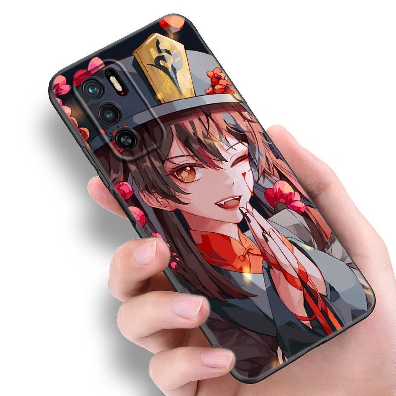 Genshin Impact Raiden Shogun Baal Case For Xiaomi Redmi Note 7 8 9 10 Lite 11 11E 11T 12 Pro 11S 4G 10T 5G 8T 9S 10S Black Cover