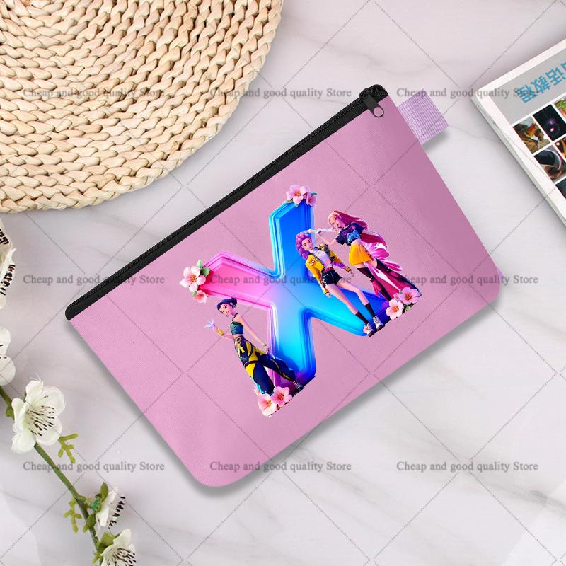 KPop Demon Hunters Pencil Case Cute Multipurpose Bag Fashion Anime Portable Cosmetics Storage Printing Go To School Beautiful Gift for Kid