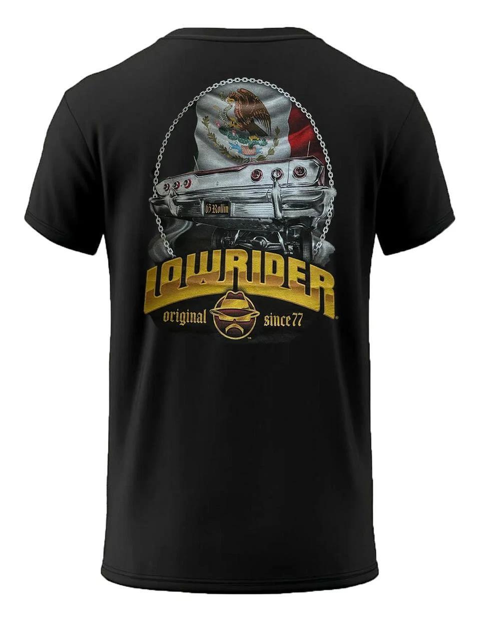 

Lowrider Clothing 63 Rollin 100% Cotton T-shirt Mens Tees Top - Low Lows 4XL