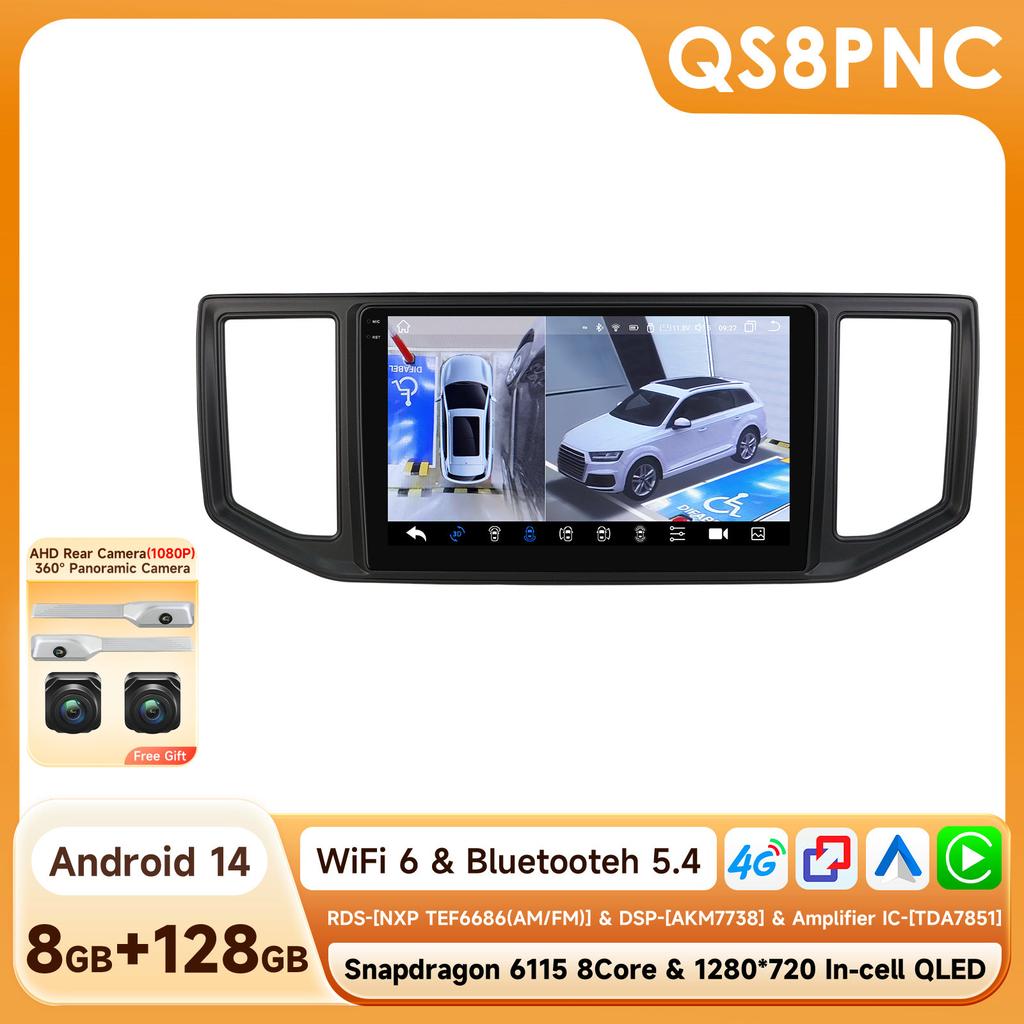OSSURET Snapdragon 6115 Android Car Radio Player Intelligent Screen for VW Volkswagen Crafter 2017-2021 Carplay Auto 2DIN Car Multimedia Autoradio