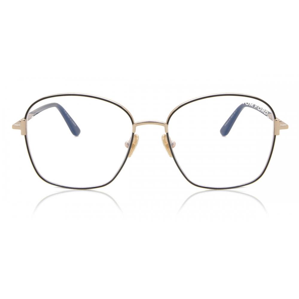 

Tom Ford Ft5685 B Blue Light Block 001 Women Eyeglasses Shiny Black/53-16-140