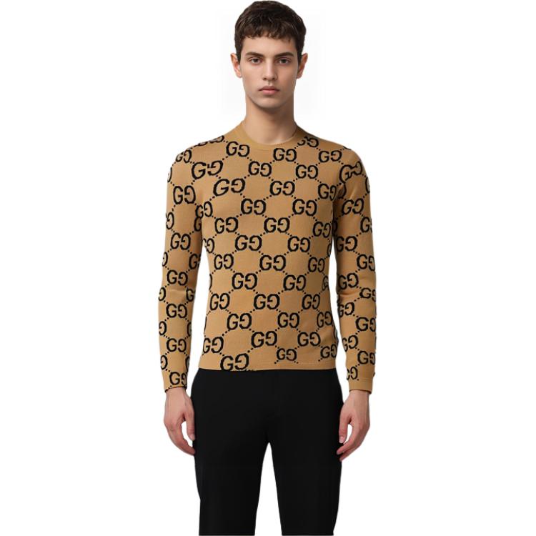 Gucci Gg Wool Jacquard Crewneck Jumper 692900-XKCC5-2075