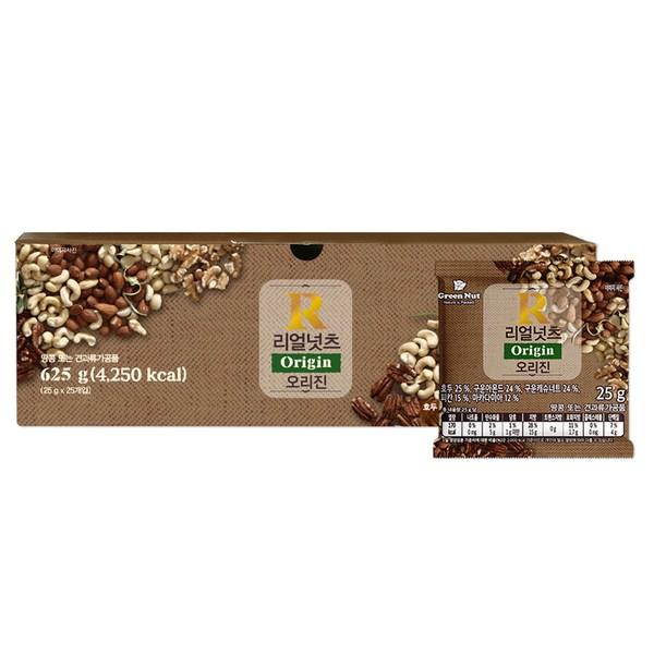 

Green Nut Real Nuts Origin, 625g, 1 box, Korean nuts