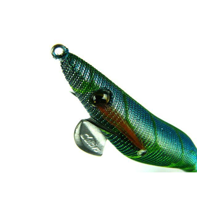 Used OWNER Draw4 Monster the Ride No. 4.0 78 Blue Peacock/Platinum 22g Dirt Action 3D Dart Eging Egi Bait Tree Squid Fishing