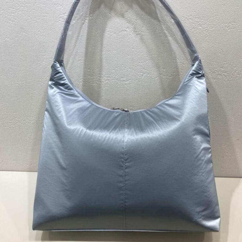 New Balance Glossy Tassel Big Shoulder Tote Bag Nbgcfsw107 Silver