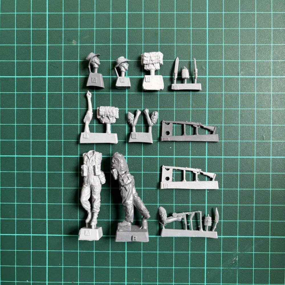 Zestaw modelarski żywiczny 1/35, temat militarny, II wojna światowa Chindit niezłożony i niepomalowany GK, 1885R