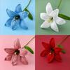 Lightweight Crochet Lily Flowers Bouquet Gifts Fake Flower Plants  Home Decor