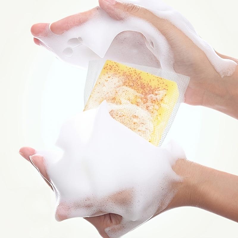 100g Kurkuma Zitrone Kojisäure Granulatseife, Handgemachte kaltverseifte Seife zum Baden und Gesichtwaschen, Feuchtigkeitsspendend, Nährend, Tiefenreinigend