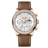 LIGE New Luxury Men's Watches Military Waterproof Luminous Chronograph Nylon Leather Date Man Wristwatch Quartz Men Watch