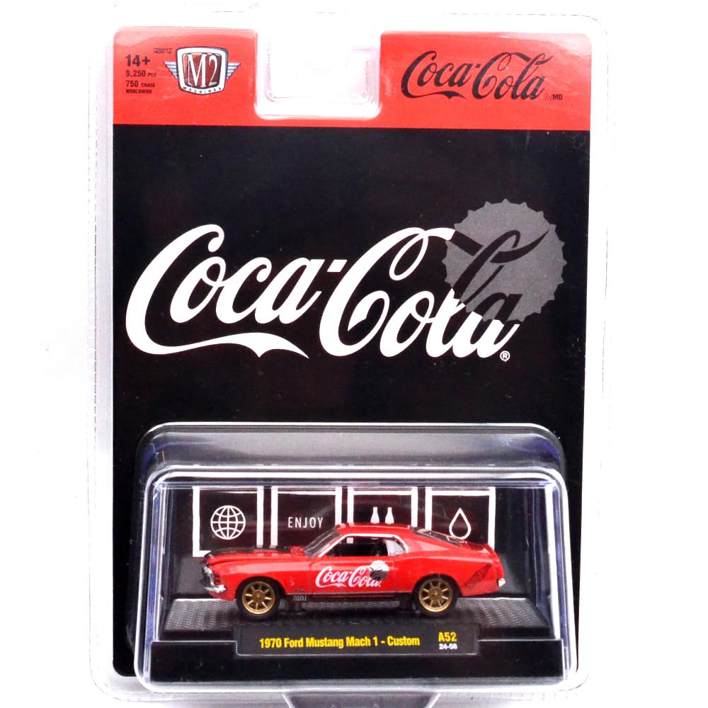 M2 MACHINES АССОРТИМЕНТ FORD MUSTANG MACH 1 CUSTOM 1/64 A52-1970 - (предмет номер. 52500-A52-01)