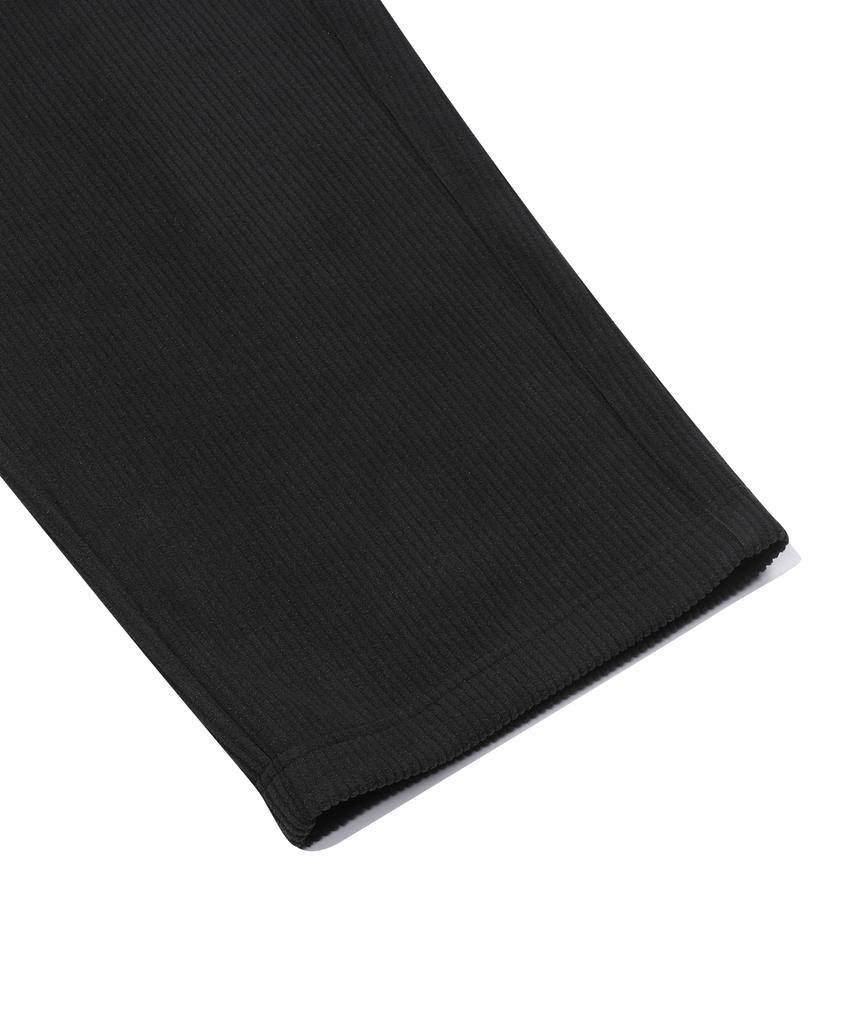 BEENTRILL Corduroy Fleece Sweatpants (Black)